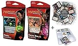 Ace Syndicate (MTG): Hour of Devastation Planeswalker Deck Set of 2 + Premium Gift 5x9 Pocket Card Pages
