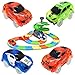 HZMENG Track Cars Compatible with Magic Tracks and Neo Tracks Replacement Light Up Racing Track Accessories with 5 Flashing LED Lights Glow in The Dark Best Toys for Boys and Girls ( 3 Pack )