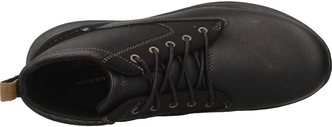skechers men's delson rendo lace boot