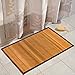 Bamboo (2 Pack) Non Skid Water Resistant Bath Floor Mats Non Slip Shower Bathroom Rugs, 21” x 34”