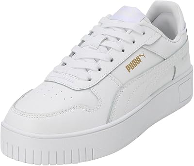 Carina Street, Zapatillas Mujer, Puma White Puma White Puma Gold, 38.5 EU