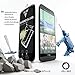 CellBee HTC One M9 Screen Protector[Shielding Gladiator]Premium High Definition Shockproof Clear[Tempered Glass]Retail Packaging - 0.3mm Thickness - 2.5D Curved Edge