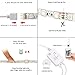 LED Light Strip Sync Music Light Strip 3.94FT 5V USB LED Strip IP65 Waterproof Dream Color Lights 5050 RGB Strip Kit with Controller Music Changing LED Strip Light by DotStone