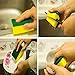 Dickin 10Pcs Home Kitchen Double Layer Soft Strong Water Absorption Dishwashing Sponge Sponges