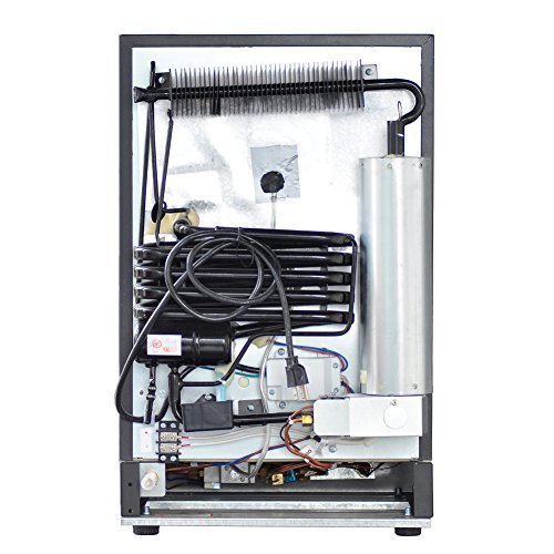 SMETA Electric/Gas RV Truck Refrigerator for camping, AC/DC/Propane,1.4