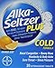 Alka-Seltzer Plus Orange Zest Cold Formula Effervescent Tablets, 20 Tablets (Pack of 3)