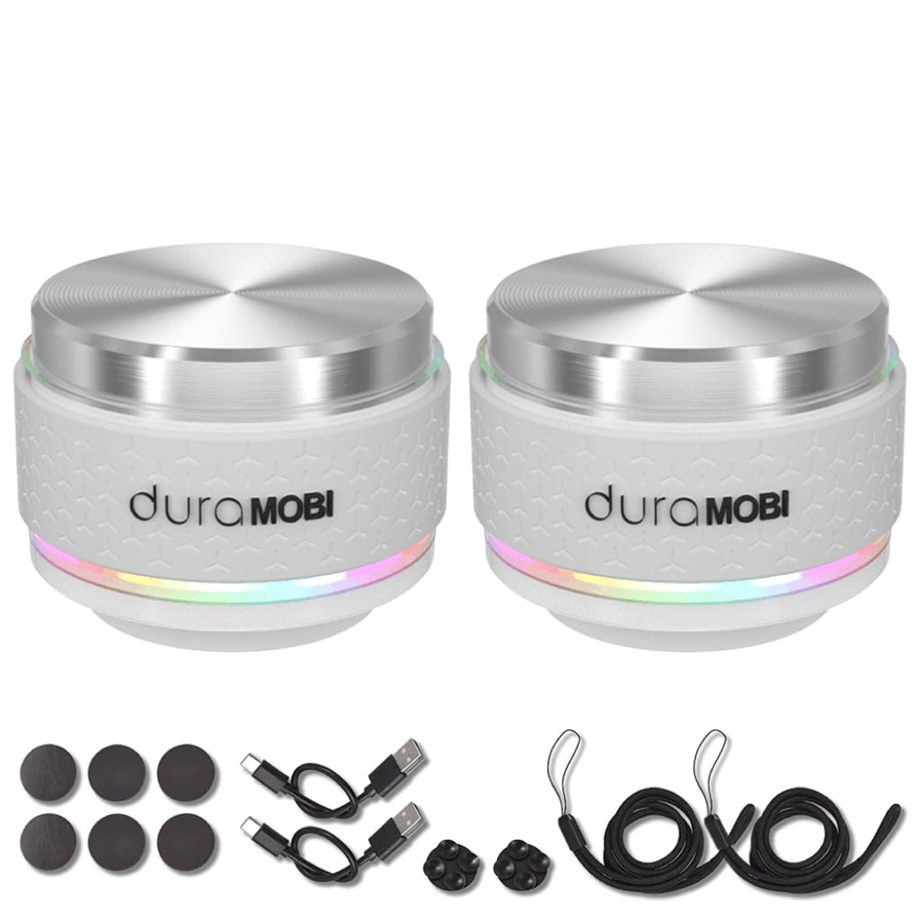 Matybobe duraMOBI Bone Conduction Speaker Smart BT Mini True Wireless Speakers with Stereo Sound LED Lights IP54 Waterproof Small Portable Speaker for Home, Outdoors, Travel