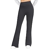 FireSwan Flare Leggings for Women High Waisted Seamless Yoga Pants with Tummy Control Bootcut Bell Bottoms Leggings