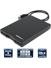 Sabrent External USB 1.44 MB 2x Floppy Disk Drive (FL-UDRV)
