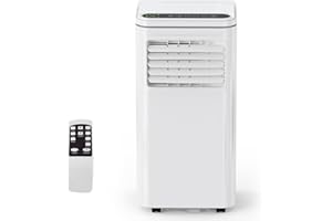 Portable Air Conditioner, 10000 BTU Air Conditioner with Remote Control, Digital Display, Installation Kit, Sleep Mode, 24H T