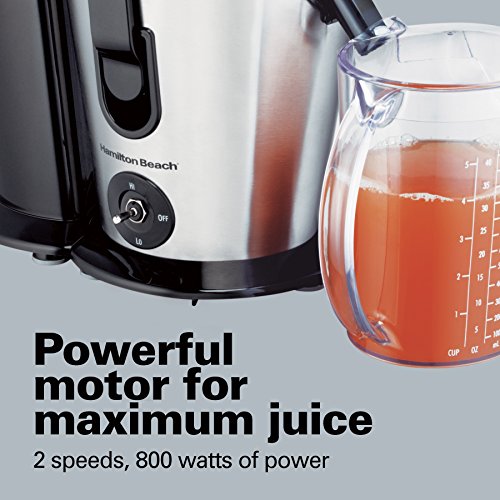 Hamilton Beach Juicer Machine, Centrifugal Extractor Big Mouth 3” Feed
