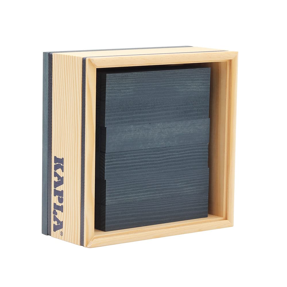 Kapla - 40 Wooden Building Planks - Dark Blue