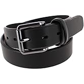 Lee Women's Burnished Edge and Crossed Loop Casual Belt, Small, Black