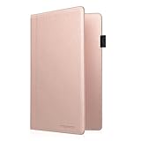 RFID Blocking Passport Holder Travel Wallet, MoKo Multi-purpose Passport Cover PU Leather Passport Wallet Case Cover for Men & Women - Rose Gold