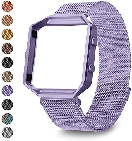 LEEFOX Compatible Fit bit Blaze Bands Frame, Special Edition Replacement Strap for Fit bit Blaze Smart Fitness Watch Sport Accessory Wristbands Small Large Men Women Boys Girls