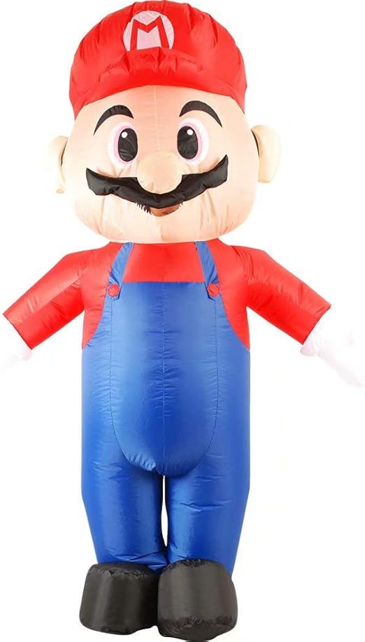 RenKeAi Adults Super Mario Inflatable Costume Halloween Fancy Dress