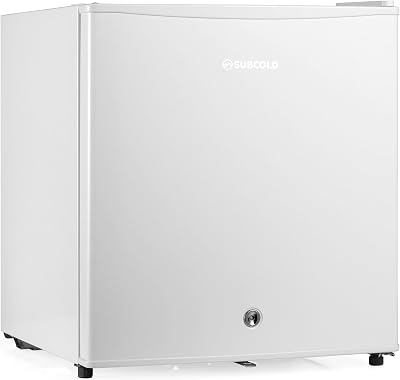 Subcold Eco50 Mini Fridge White 50L Table-Top Lock & Key 0-10°C