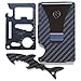 Slim Carbon Fiber Wallet with Money Clip & Real Carbon Fiber Bottle Opener Keychain & Black Metal Minimalist Multitool - RFID Blocking Front Pocket Credit Card Holder for Men and Women primary