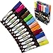 Liquid Chalkboard Window Chalk Markers -12 Pack Erasable Pens Great for Chalkboards & Glass - Non Toxic Safe & Easy to Use Washable Marker Neon Bright Vibrant Colors Pen for Kids and Adult