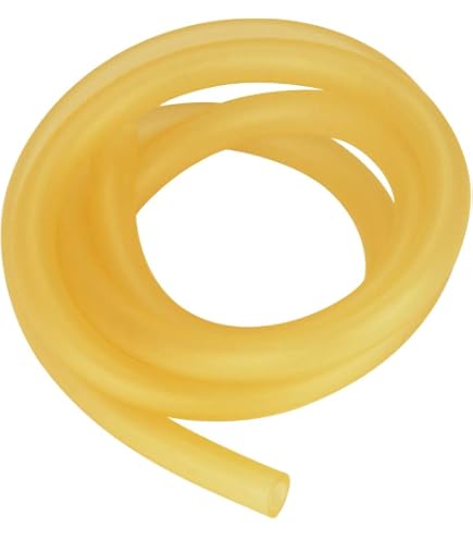 Tuyau Latex Naturel 6mm Intérieur X 9mm Extérieur - 8m De Long - Rouge - Labo, Bricolage, Pêche
