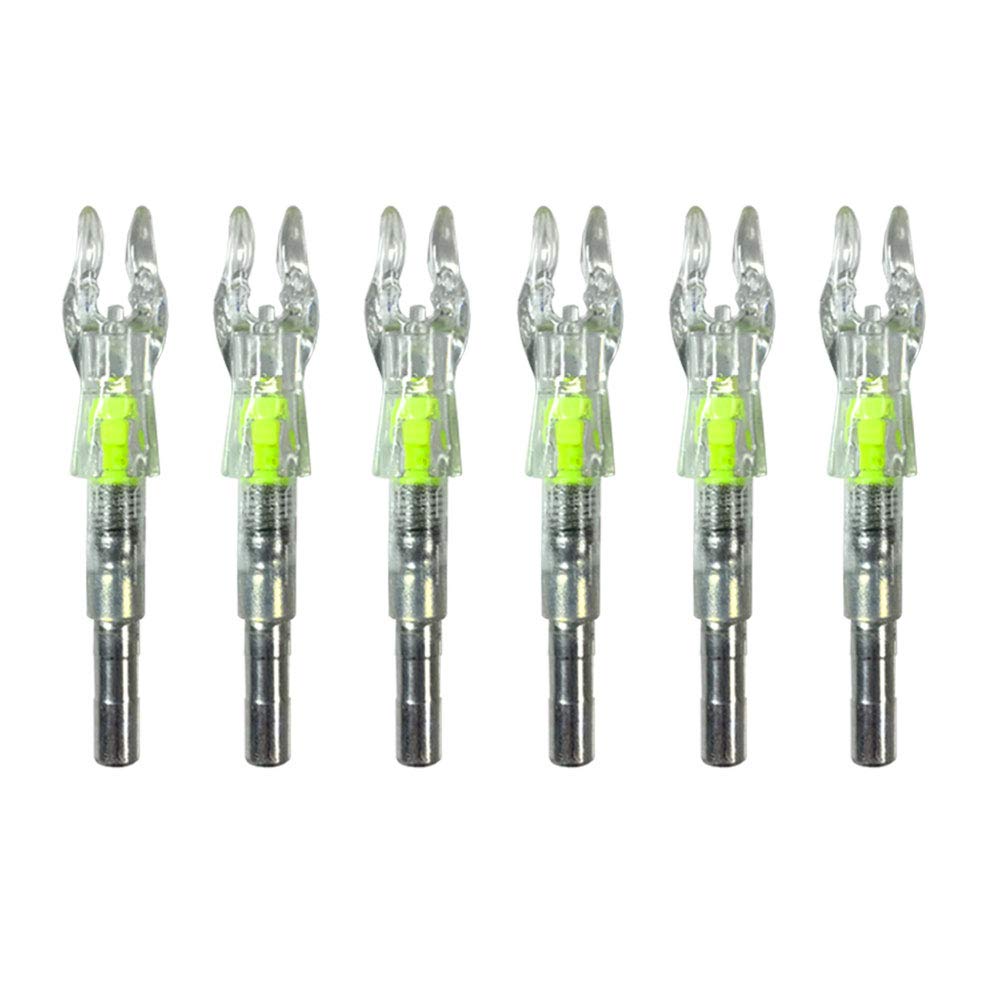 JIANZD Lighted Nocks for Arrows with .208" Inside Diameter Auto Lighted Archery Nocks for Hunting Shooting