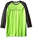 Under Armour Boys' Tech 3/4 Sleeve, Fuel Green (363)/Black, Youth Large