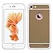 [GW USA] Luxury Mirror Phone Case Compatible for iPhone 8 Plus Mirror Case, iPhone 7 Plus Mirror case, Back Shock-Absorption TPU Bumper Anti-Scratch Bright Reflection Protective Case - Gold