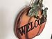 Wood Harvest Pumpkin Welcome Sign Indoor Outdoor Decor Harvest Fall Halloween Thanksgiving Hanging Pumpkins Plaque Wall Door Decorations