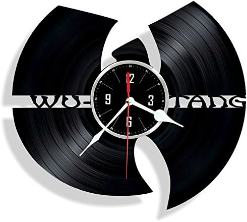 WU-TANG Vinyl wall clock/ gift for him/ gift for her/ awesome birthday gift/ anniversary gift/ beautiful home decor/ collectors clock/ wu-tung admirers/ wu-tang clan