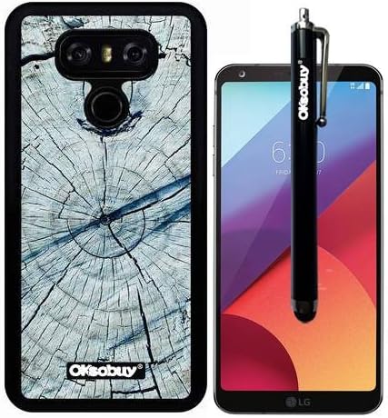 G6 Case, Memory Rings Wood Texture Case, OkSoBuy(R) Ultra Thin Soft Silicone Case for LG G6 - Memory Rings Wood Texture