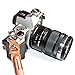 VKO Cotton Soft Camera Hand Strap, Wrist Strap Compatible for Fujifilm X-T30 X-T3 X-T20 X-T2 X100F X100 X100S X100T J5 J4 J3 Camera Coffee