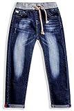 Little-Guest Little Boys' Jeans Kids Clothes Drawstring Waistband Denim Pants B116