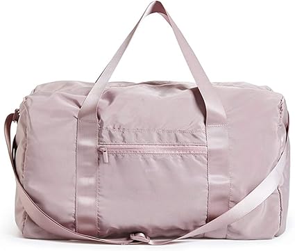 light pink gym bag