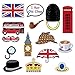 Beistle British Photo Fun Signs, 5-11.5, Multicolor (3-pack)