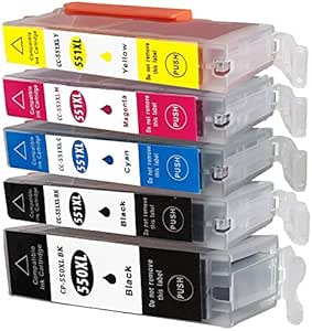 5 Contacts De Cartouche Pour Imprimante Canon IP7200 / IP7210 / IP7220 - Occasion