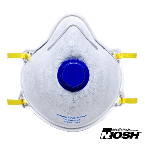 AMSTON Safety Masks 10pk P95 Dust NIOSHCertified Active Charcoal For