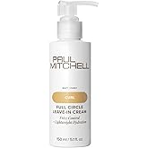 Paul Mitchell Full Circle Leave-In Cream, Frizz Control, Lightweight Hydration, For Curly + Wavy Hair, 5.1 fl. oz