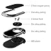 TIGERNU Phone Ring Holder,Magnetic/Universal 360 Degrees Rotation/90 Degrees Flip,Finger Ring Stand Grip Kickstand Mount iPhone Ring, iPad, Samsung, Cell Phone (Black)