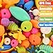 Edycur 250 Pcs Arty Snap Pop Beads Set with Storage Bucket, Arts and Crafts Toys Gifts for Kids Age 4yr-12yr Creative DIY Jewelry Kit for Toddlers Birthday Gift Toys for 4,5,6,7,8 Year Old Girls
