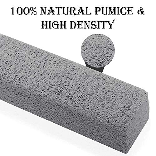 Pumice Stone Toilet Bowl Cleaner, NonScratch, Remove Stains from