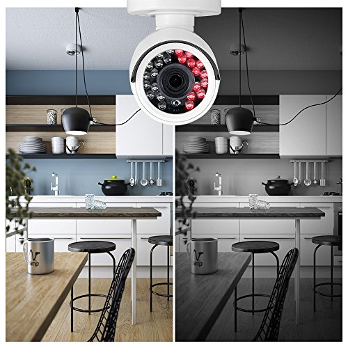 Anlapus 8CH Full HD 1080P HD-TVI Security Camera System, Surveillance DVR with 1TB Hard Drive and (4) 2.0MP 1920TVL Waterproof Outdoor Indoor CCTV Bullet Camera with Motion Detection and Night Vision - Thumbnail 7