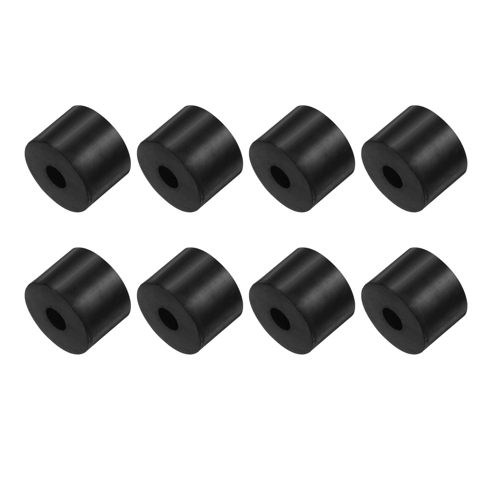 Kozelo 8pcs Rubber Spacer [12x30x40mm] Anti Vibration Isolation Pads, for Home Cars Boat Accessories, Neoprene, Black