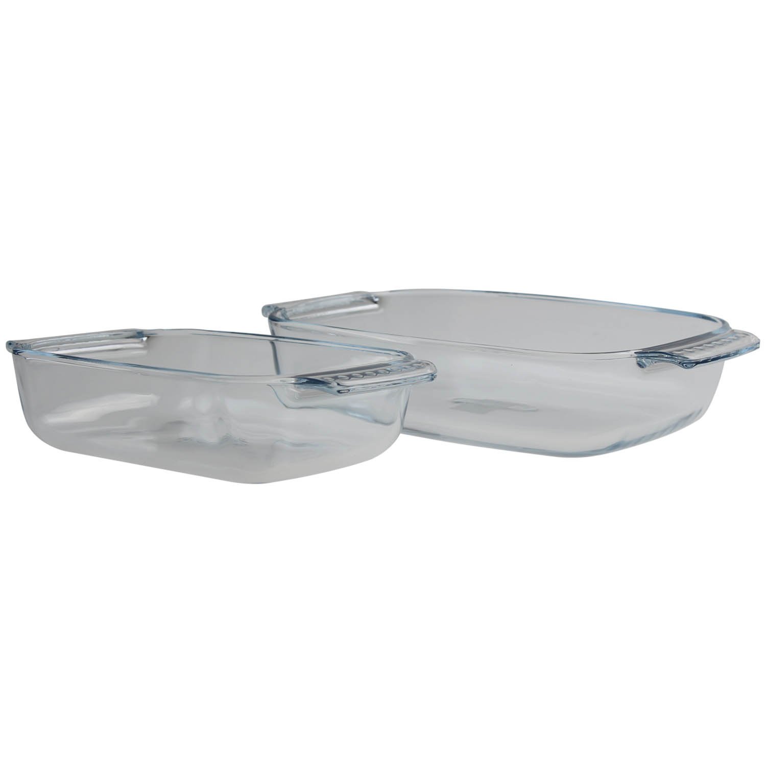 Pyrex 2 Piece Classic Easy Grip Glass Small Rectangular Bakeware