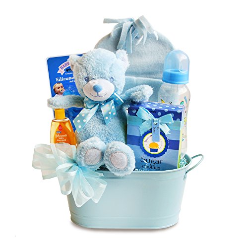 california delicious noah's ark arrival baby gift basket