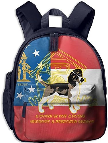 A House Is Not A House Without A Frenchie Beagle Novelty Pre-School Backpacks Little Kid And Toddler Safety Harness Backpack