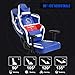 Gaming Chair Big and Tall Office Chair 500lb Wide Seat Desk Chair with Lumbar Support Headrest 2D Arms Task Swivel Ergonomic High Back PU Adjustable Massage Racing Computer Chair for Adults Game