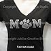Clear Paw Dog Cat Mom Wildcats Bulldogs Tigers Lynx Sparkly Mama Iron On Rhinestone Crystal T-Shirt Transfer by JCS Rhinestones