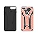 ZIZO Static Series Compatible with iPhone 8 Plus Case Military Grade Drop Tested with Kickstand iPhone 7 Plus iPhone 6s Plus Case Rose Gold Black
