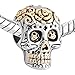 Charmed Craft Flower Sugar Skull Charms Halloween Charms Beads for Bracelets