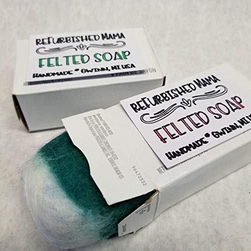 Old Spice Swagger - Hand Felted Soap Bar - Thumbnail 6